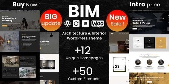 BIM v1.0.8 - Architecture & Interior Design Elementor WordPress Theme