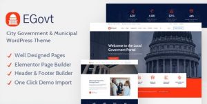 EGovt - City Government WordPress Theme