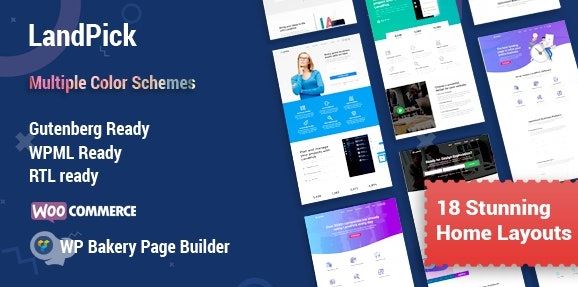 Landpick v1.3.7 - Multipurpose Landing Pages WordPress Theme