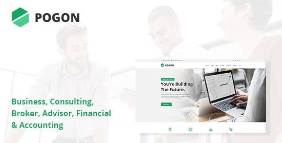 Pogon - Business and Finance Corporate WordPress Theme