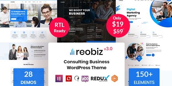 Reobiz - Consulting Business WordPress Theme