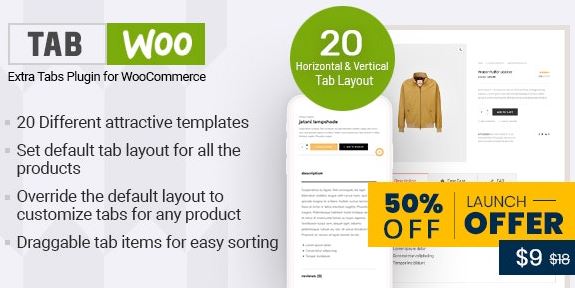 TabWoo v1.0.8 - Custom Product Tabs for WooCommerce