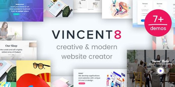 Vincent Eight | Responsive Multipurpose WordPress Theme