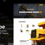 Backhoe - Heavy Equipment Rentals WordPress Theme