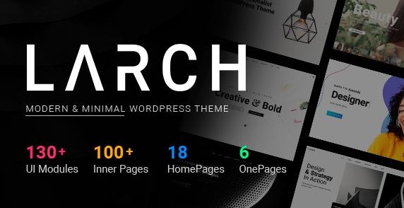 Larch - Responsive Minimal Multipurpose WordPress Theme