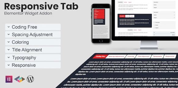 Responsive Tab Elementor Addon Plugin