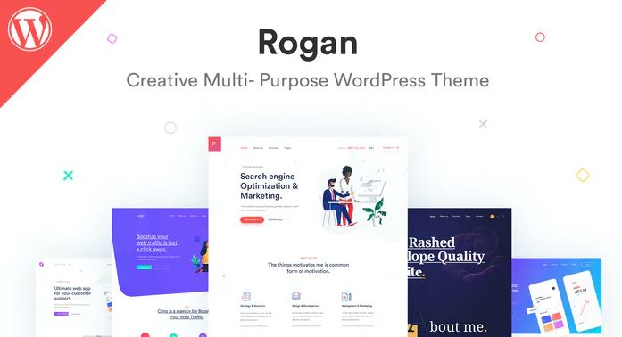 Rogan - Creative Multipurpose WordPress Theme for Agency, Saas, Portfolio