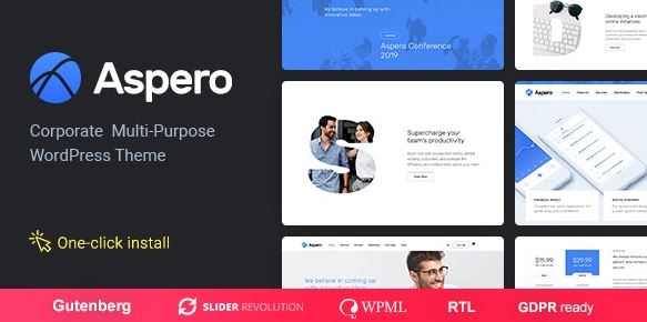 Aspero - Business WordPress Theme