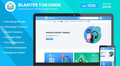 Blanter Tokoside Premium Blogger Template