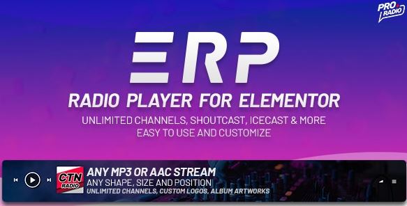 Erplayer - Radio Player for Elementor