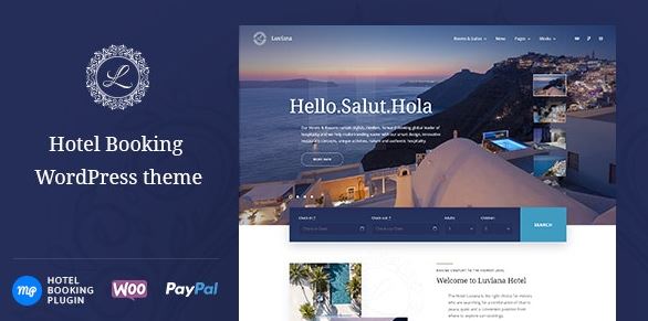 Luviana - Hotel Booking WordPress Theme
