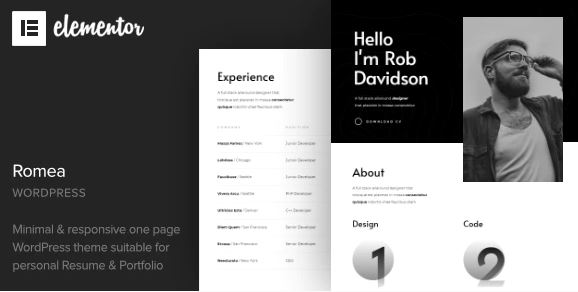 Romea - Personal Portfolio WordPress Theme