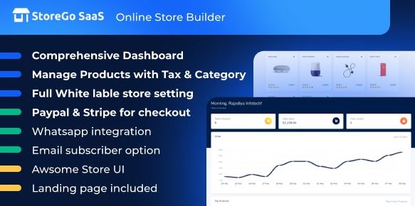 StoreGo SaaS - Online Store Builder