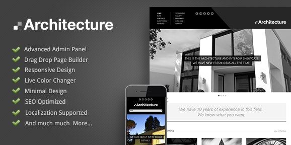 Architecture - WordPress Theme