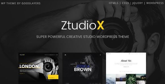 Ztudio X - Photography WordPress Theme