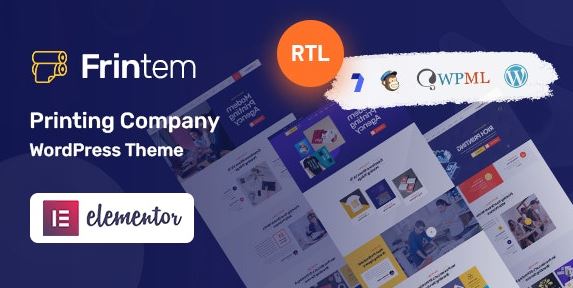 Frintem - Printing Company WordPress Theme