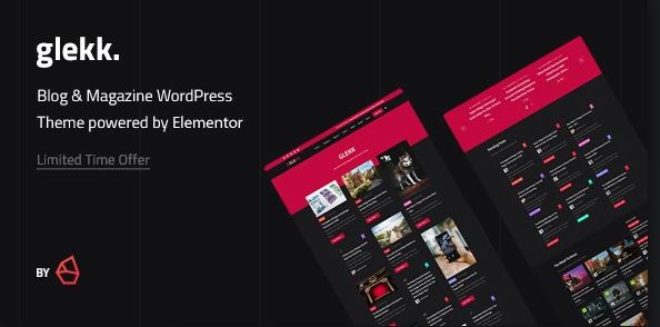 Glekk - Elementor Blog & Magazine WordPress Theme