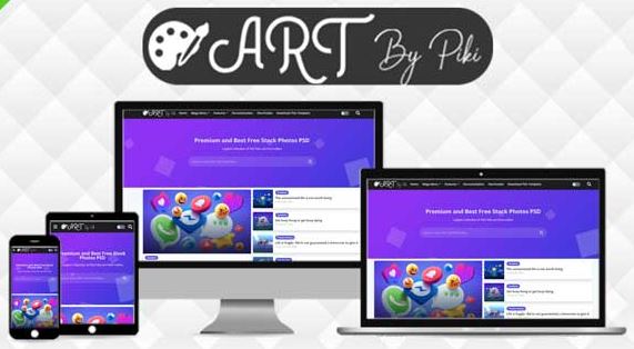 Art - Vector & Responsive Blogger Template