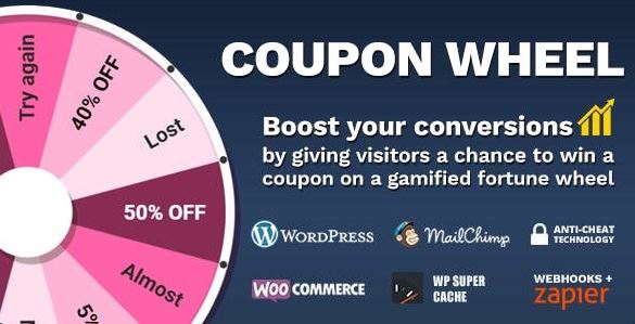 Coupon Wheel For WooCommerce and WordPress