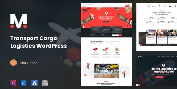 Moovit - Transportation Logistics WordPress Theme