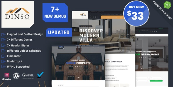 Dinso - Single Property & Apartment WordPress Theme