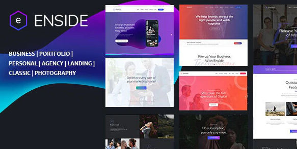 Enside - Multipurpose Onepage Landing Page WordPress Theme