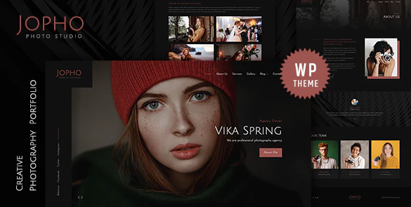 Jopho - Creative Photography WordPress Theme