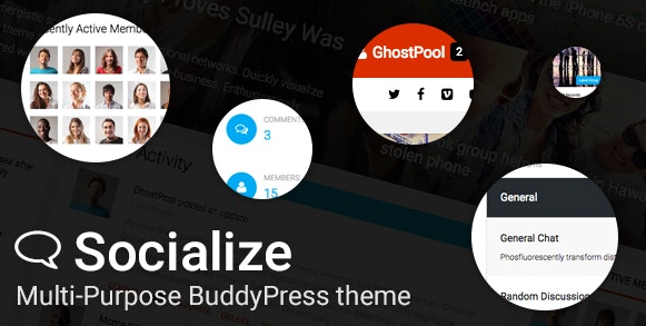 Socialize - Multi-Purpose BuddyPress Theme