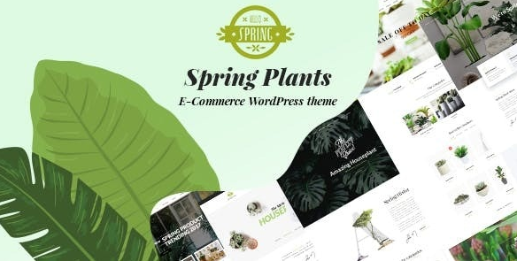 Spring Plants - Gardening & Houseplants WordPress Theme