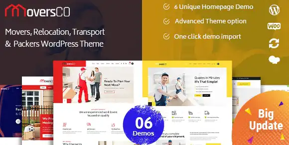 MoversCO - Movers & Packers WordPress Theme