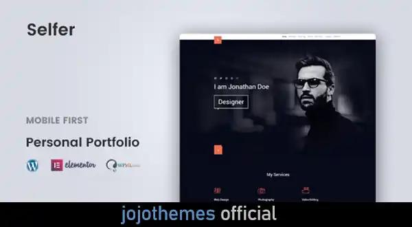 Selfer - Minimal Personal Portfolio WordPress Theme