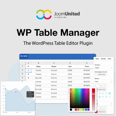 WP Table Manager JoomUnited Nulled