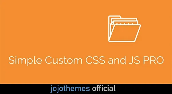 Simple Custom CSS and JS PRO