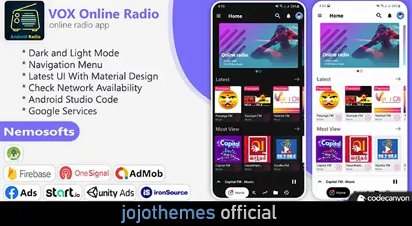 VOX Android Online Radio