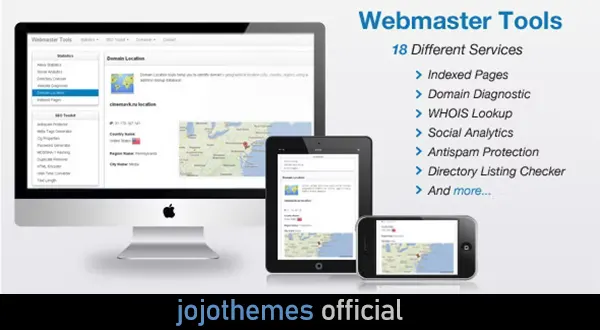 Webmaster Tools - PHP Script Nulled