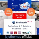 Braintech - Technology & IT Solutions WordPress Theme