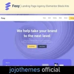 Fexy - Agency Landing Page Elementor Template Kit