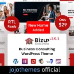 Bizup - Business Consulting WordPress Theme