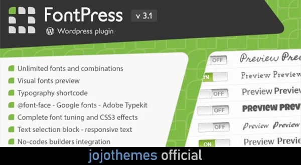 FontPress - WordPress Font Manager