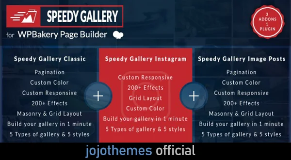 Speedy Gallery Addons for Visual Composer Page Builder WPBakery