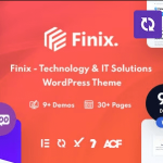 Finix - Technology & IT Solutions WordPress Theme