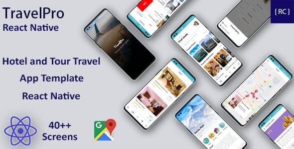 TravelPro - React Native Hotel Booking and Tour Travel App Template in React Native