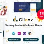 Clinox - Cleaning Services WordPress Theme Nulled