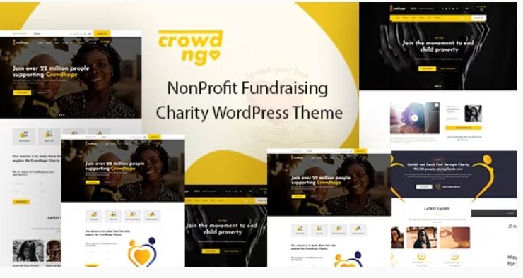 Crowdngo-Fundraising-Charity-WordPress-Theme-Nulled