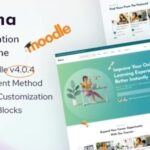 Edma Nulled Moodle 4+ LMS Education Theme Free Download