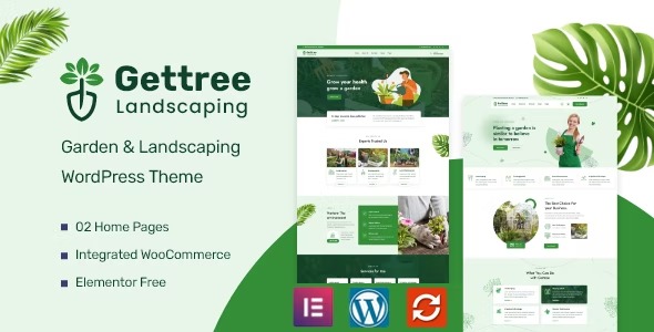 Gettree – Garden & Landscaping WordPress Theme Nulled