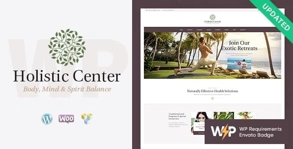 Holistic Center - Wellness and Spa Salon WordPress Theme Nulled