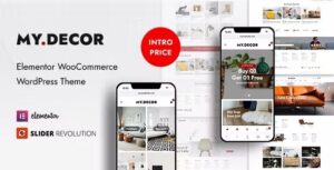 MyDecor Nulled Elementor WooCommerce WordPress Theme Free Download