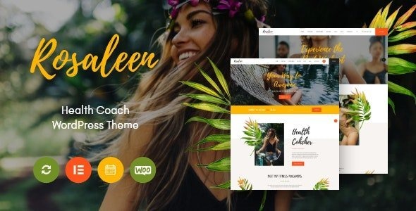 Rosaleen Nulled Health Coach, Speaker & Motivation WordPress Theme Free Download