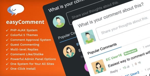 easyComment – PHP Comment Script Nulled